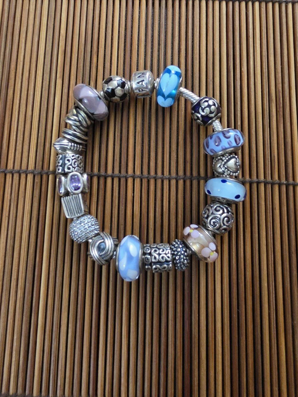 925 Silver Pandora Charm Bracelet